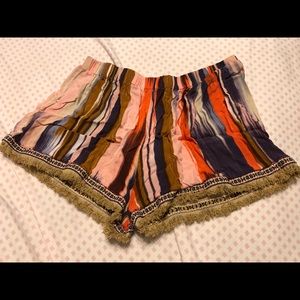 Colorful Print Shorts